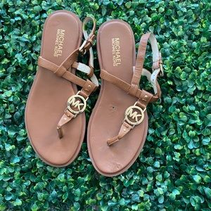 Ladies size 7 MK SANDALS